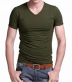 Camiseta gola em V - CAGV-CU-007