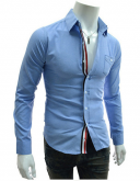 Camisa Slim Fit de luxo várias cores