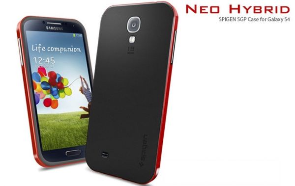 Capa para Galaxy S4 SPIGEN emborrachado - CSA-S4-003