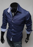 Camisa Slim Fit de luxo várias cores
