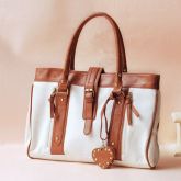 Bolsa de couro estilo clássico de ombro. BCFE-SI-003