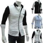Camisa Slim Fit de luxo várias cores