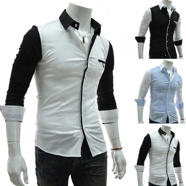 Camisa Slim Fit de luxo várias cores